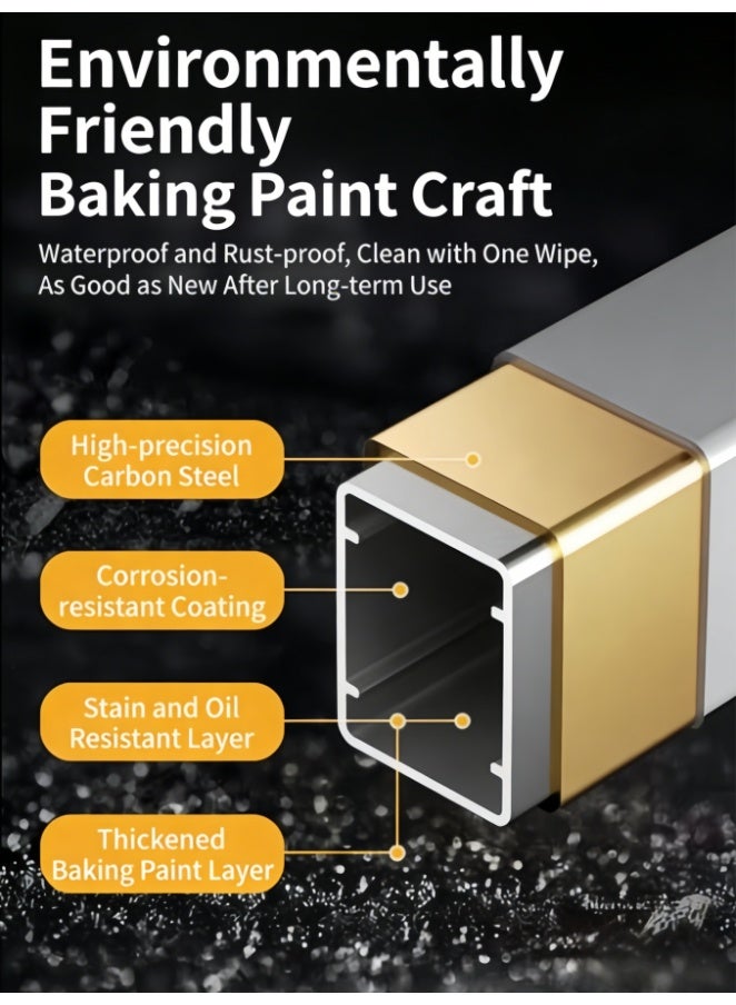 حامل زجاجة ماء، حامل موزع ماء مزدوج الصفوف، رف متين لأباريق تبريد المياه، رف ماء من 4 طبقات للمنزل والمطبخ والمكتب (XM_439W_2) - Image 5